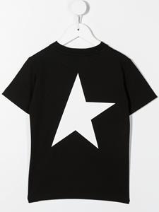 Golden Goose Kids T-shirt met logoprint - Zwart