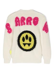 Barrow kids Sweater met logo-intarsia - Beige