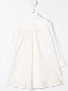 Moncler Enfant Mini-jurk met lange mouwen - Wit