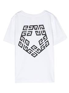 Givenchy Kids T-shirt met sterprint - Wit