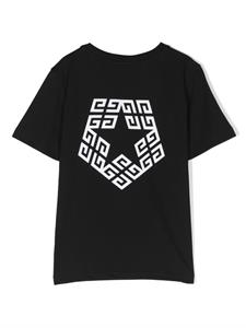 Givenchy Kids T-shirt met sterprint - Zwart