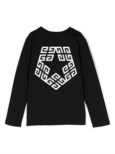 Givenchy Kids T-shirt met 4G-motief - Zwart