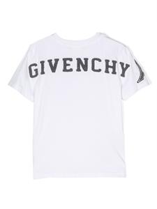 Givenchy Kids T-shirt met logo-applicatie - Wit