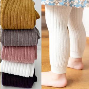 Sunshine kids clothing Baby Kids Knitted Legging Solid Color Comfortable Stretch Tight Pants