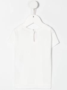 Monnalisa T-shirt met bloemenprint - Wit