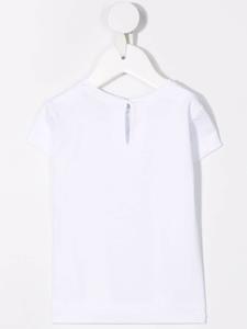Monnalisa T-shirt met kersenprint - Wit