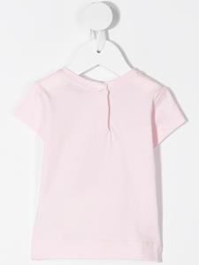 Monnalisa T-shirt met ballerinaprint - Roze