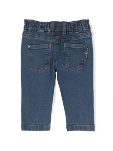 John Richmond Junior Jeans met elastische taille - Blauw