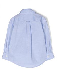 Ralph Lauren Kids Shirt met geborduurd logo - Blauw