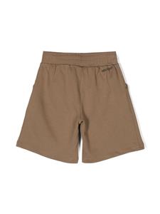 Neil Barrett Kids Shorts met elastische tailleband - Bruin