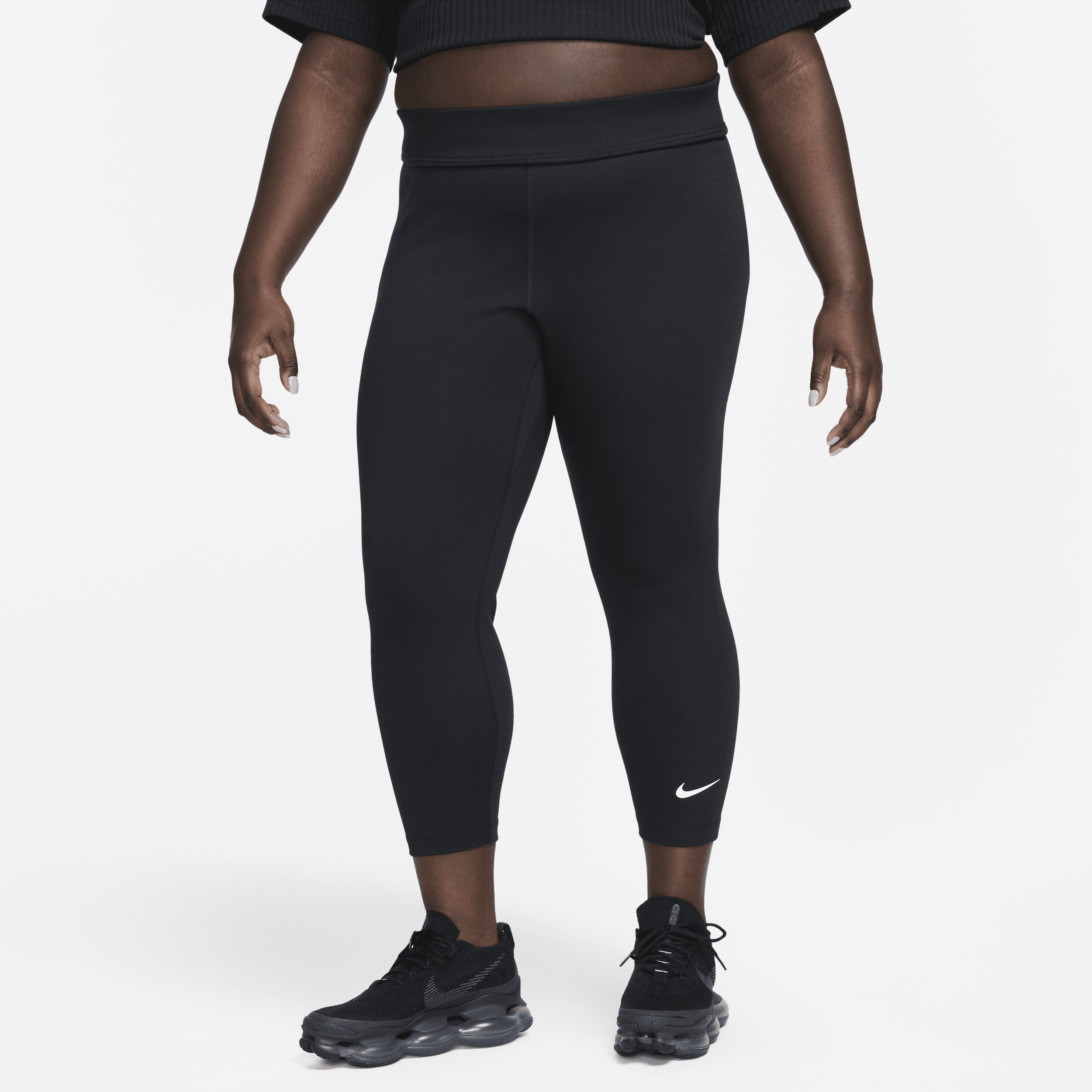 Nike Plus Size Sportswear Club Leggings - Black- Dames, Black