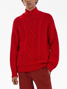 Zegna Oasi high-neck cashmere jumper - Rood