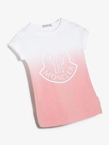 Moncler Enfant T-shirtjurk met kleurverloop - Wit