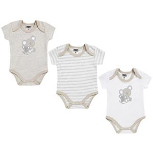 JACKY Bodysuit 3-pack beige melange