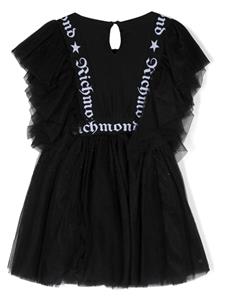 John Richmond Junior Mouwloze jurk - Zwart