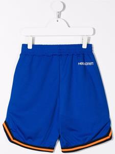 Neil Barrett Kids Shorts met print - Blauw