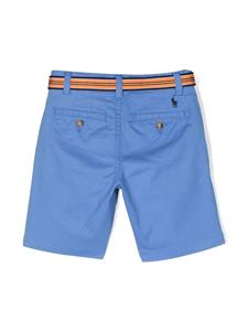 Ralph Lauren Kids Shorts met ceintuur - Blauw
