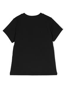 Moschino Kids Katoenen T-shirt - Zwart