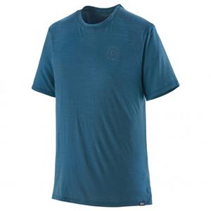 Patagonia  Cap Cool Merino Graphic Shirt - Merinoshirt, blauw