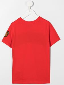Moschino Kids T-shirt met logoprint - Rood