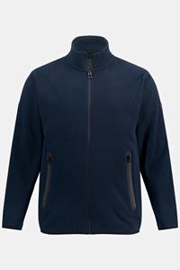 JP1880 fleece jas, grote maten, , heren, blauw, 