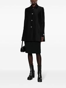 Versace wool-blend coat - Zwart