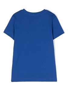Moschino Kids T-shirt met logoprint - Blauw