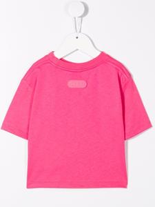 Gcds Kids T-shirt met logoprint - Roze