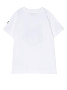 Moncler Enfant T-shirt met borduurwerk - Wit