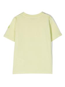 Moncler Enfant T-shirt met logo - Groen