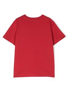 Moncler Enfant T-shirt met logopatch - Rood
