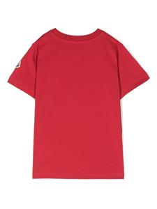 Moncler Enfant T-shirt met bloemenprint - Rood