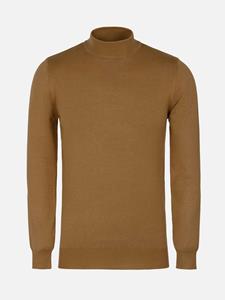 WAM Denim Siena Round-Necked Brown Sweater-
