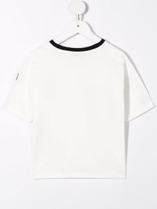 Moncler Enfant T-shirt met logoband - Wit