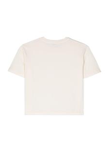 Pinko Kids T-shirt met logoprint - Beige