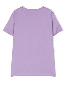 Versace Kids T-shirt met Medusa-patroon - Paars