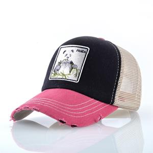 Kissbaobei Summer Baseball Cap Women Outdoor Breathable Mesh Hats For Men Unisex Hip Hop Caps Fashion Panda Hat