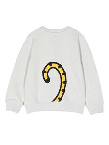Kenzo Kids Sweater met geborduurde tijger - Grijs