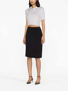 Gucci Midi-rok met Horsebit-detail - Zwart