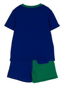 Ralph Lauren Kids Pyjama met logoprint - Blauw