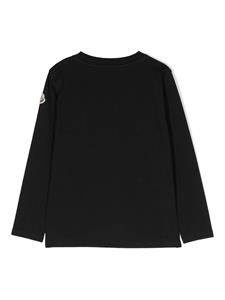 Moncler Enfant T-shirt met lange mouwen - Zwart