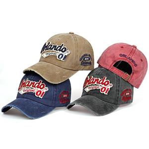 Cap Factory Washed cap men's summer snapback baseball hats women's cotton hip-hop hat
