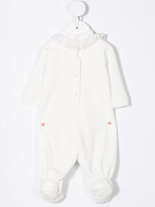 Monnalisa Pyjama met teddybeerprint - Wit