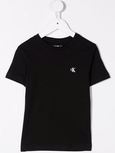 Calvin Klein Kids T-shirt met logoprint - Zwart