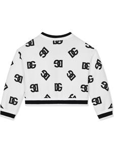 Dolce & Gabbana Kids Sweater met logoprint - Wit