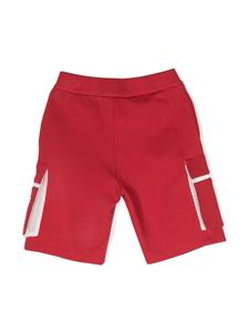 Emporio Armani Kids Tweekleurige shorts - Rood