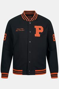 JP1880 Fleecejacke Collegejacke Sweat Knopfleiste