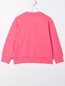 MM6 Maison Margiela Kids Sweater met logoprint - Roze