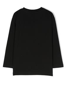 BOSS Kidswear T-shirt met lange mouwen - Zwart