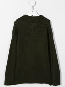 Aspesi Kids Ribgebreide sweater - Groen